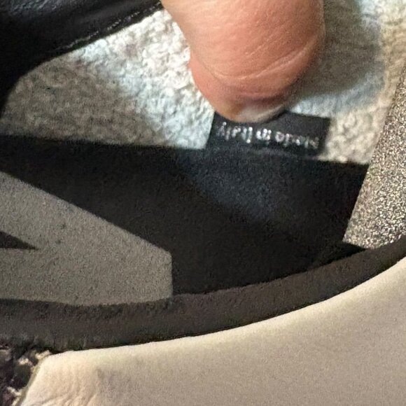 P448 Thea Platform Sneaker 41 US 10.5 White Leather Snakeskin Trim EUC Women - Picture 9 of 9